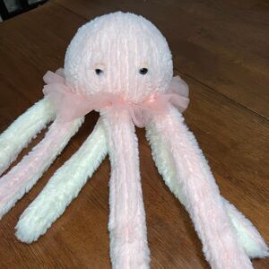 Manhattan Toys pink jellyfish with tulle tutu stuffed plush  toy